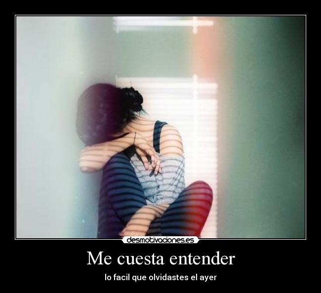 Me cuesta entender - 