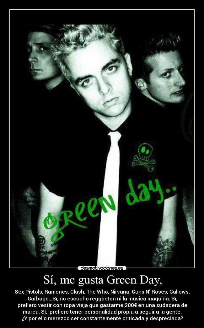 carteles green day prejuicios sin sentido desmotivaciones