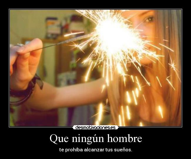 Que ningún hombre -