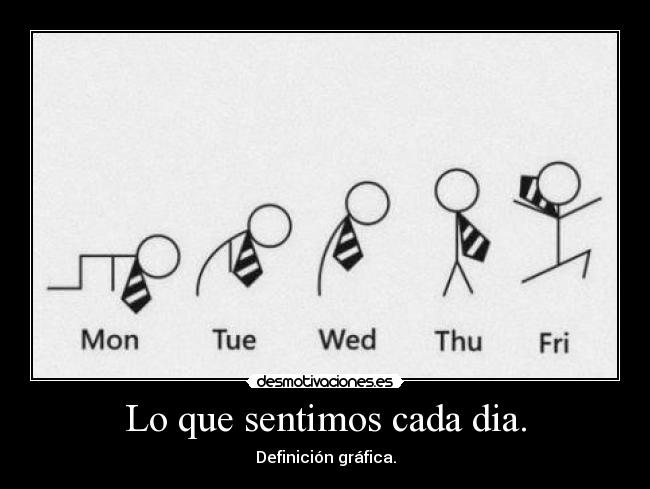 Lo que sentimos cada dia. -