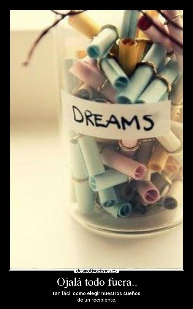 Ojalá todo fuera.. - 