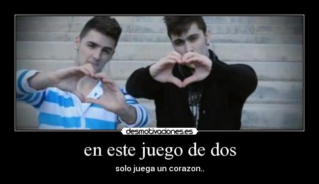 en este juego de dos -