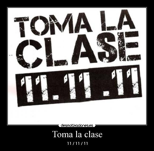Toma la clase -