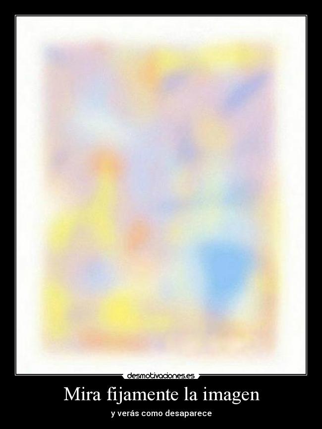 Mira fijamente la imagen - y verás como desaparece