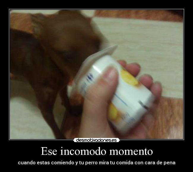 Ese incomodo momento -