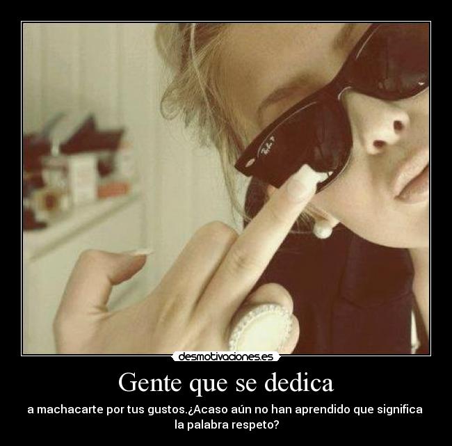 Gente que se dedica - 