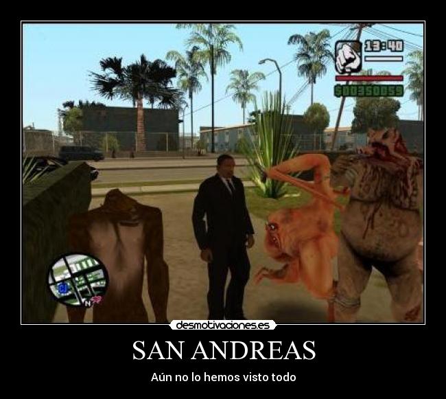 carteles san andreas desmotivaciones