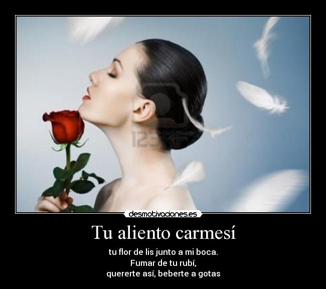 Tu aliento carmesí -