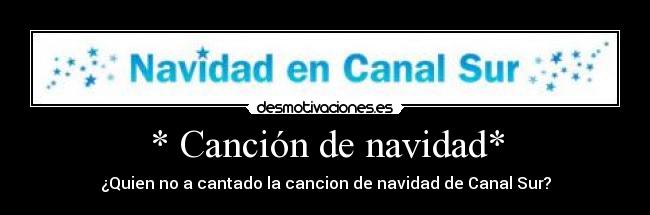 * Canción de navidad* -