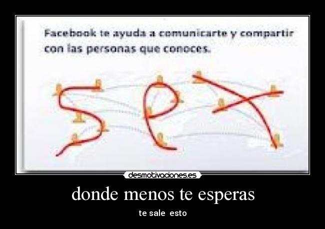 donde menos te esperas -