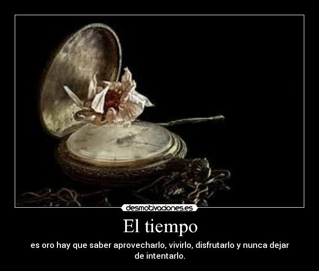 El tiempo -