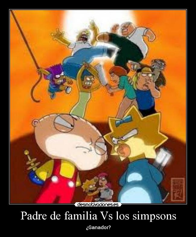 Padre de familia Vs los simpsons - 