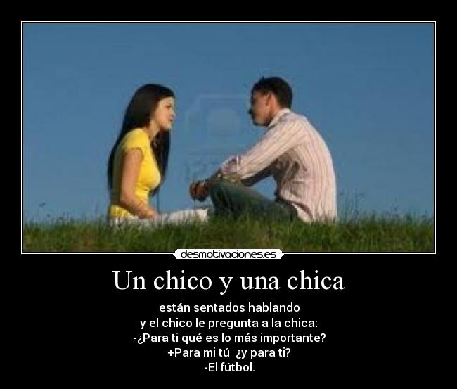 Un chico y una chica -