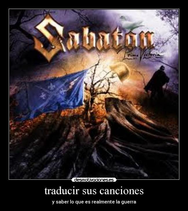 carteles sabaton desmotivaciones