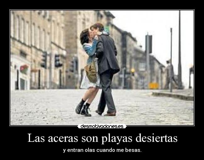 Las aceras son playas desiertas - 