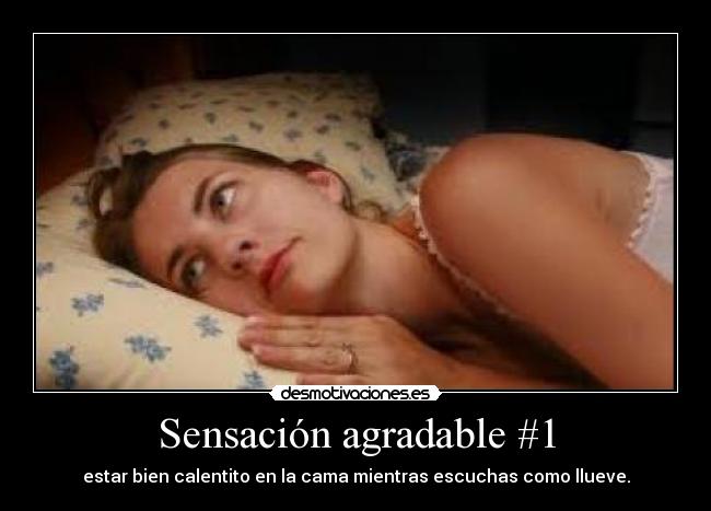 Sensación agradable #1 -