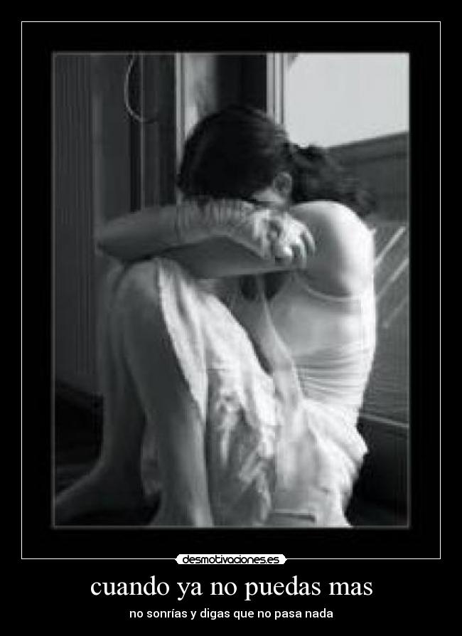 cuando ya no puedas mas - 