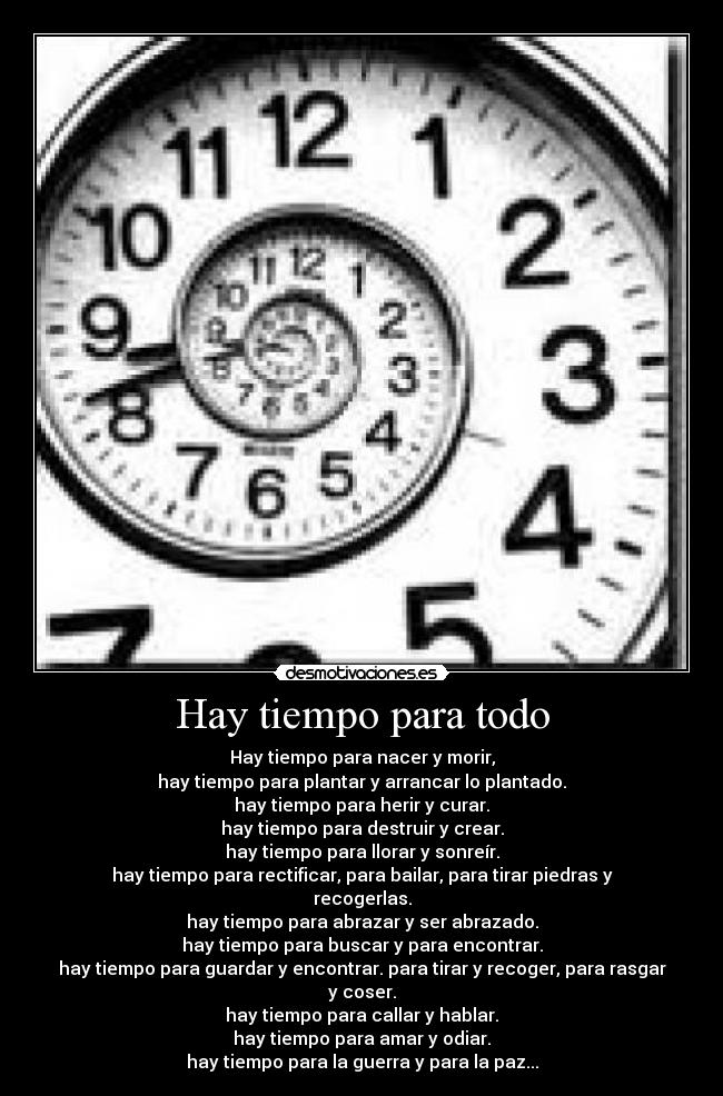 Hay tiempo para todo - 