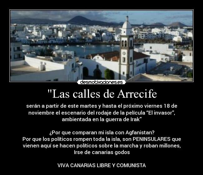 Las calles de Arrecife -