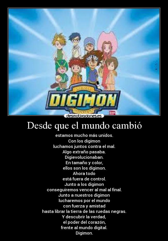 Desde que el mundo cambió - 