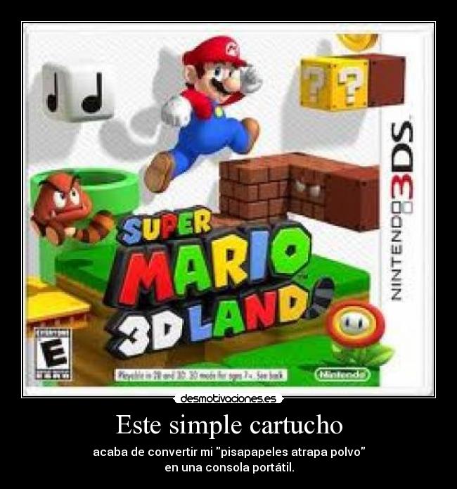 Este simple cartucho -