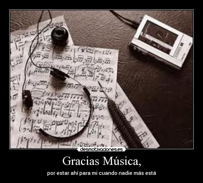 Gracias Música, -