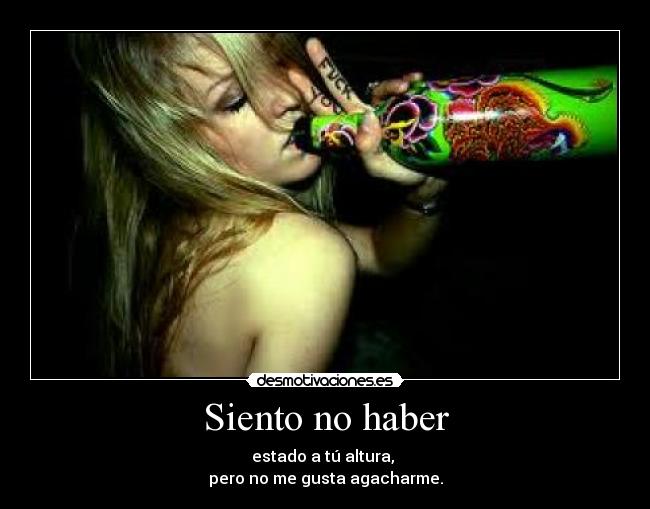 Siento no haber - 