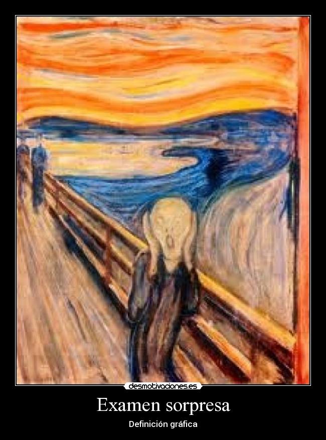 Examen sorpresa - Definición gráfica