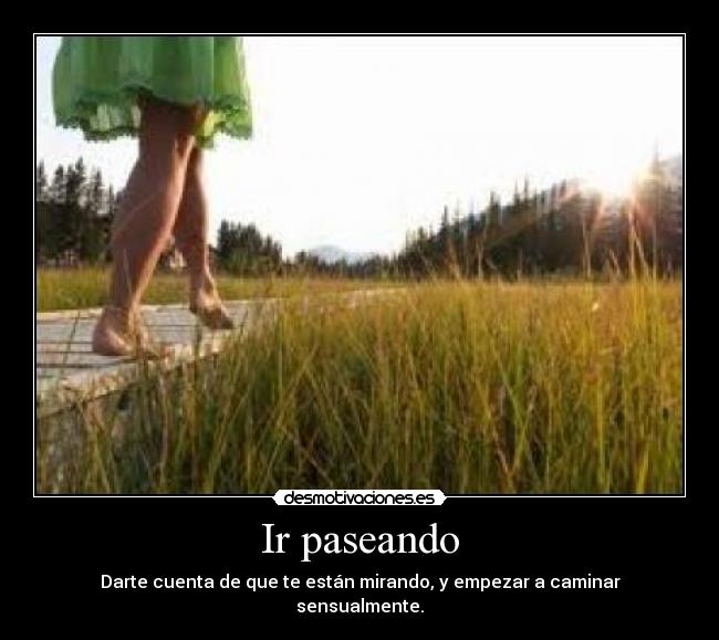 Ir paseando - 