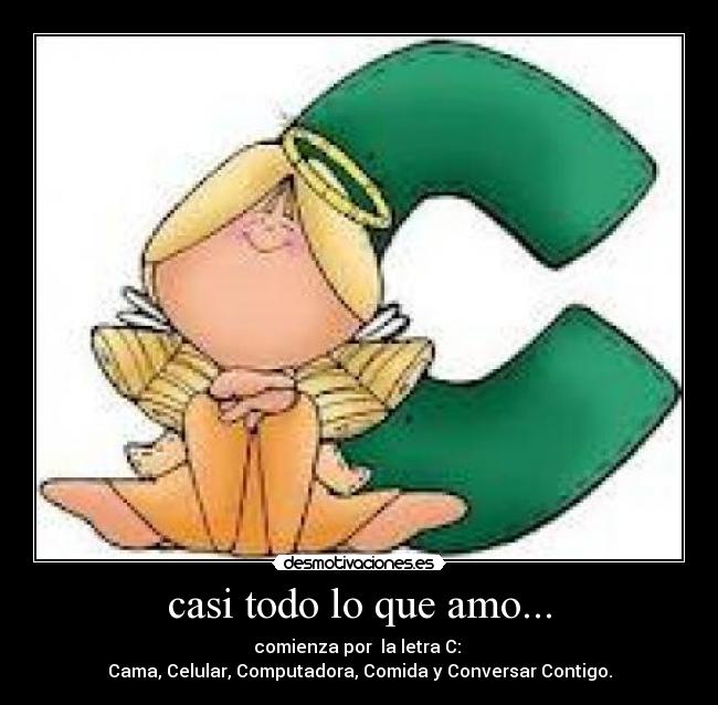 carteles letra amo desmotivaciones