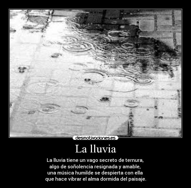 La lluvia - 