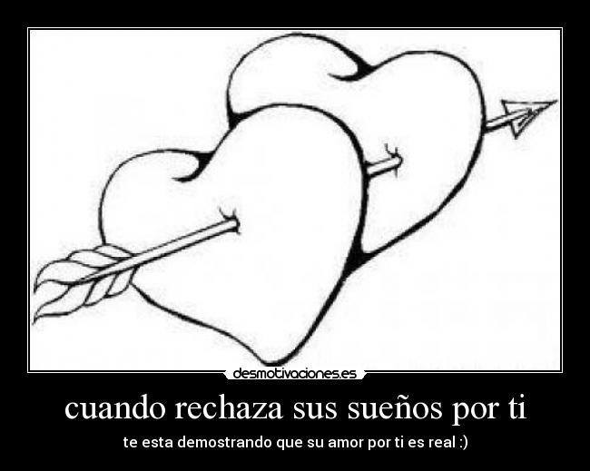 cuando rechaza sus sueños por ti - 