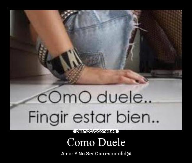 Como Duele -