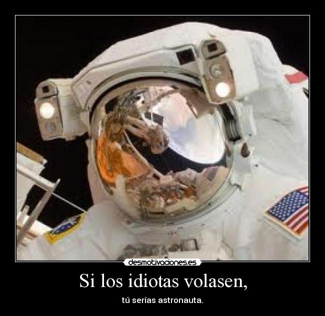 Si los idiotas volasen, -