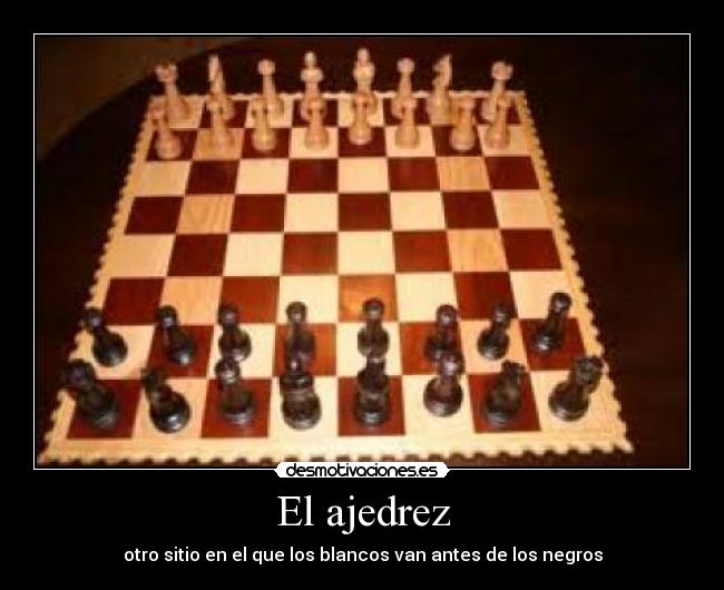 El ajedrez -