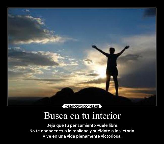 Busca en tu interior -