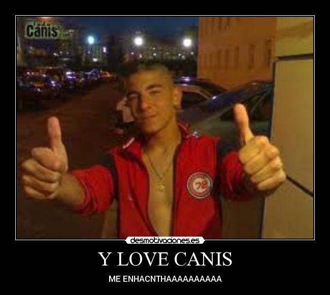 Y LOVE CANIS - ME ENHACNTHAAAAAAAAAA