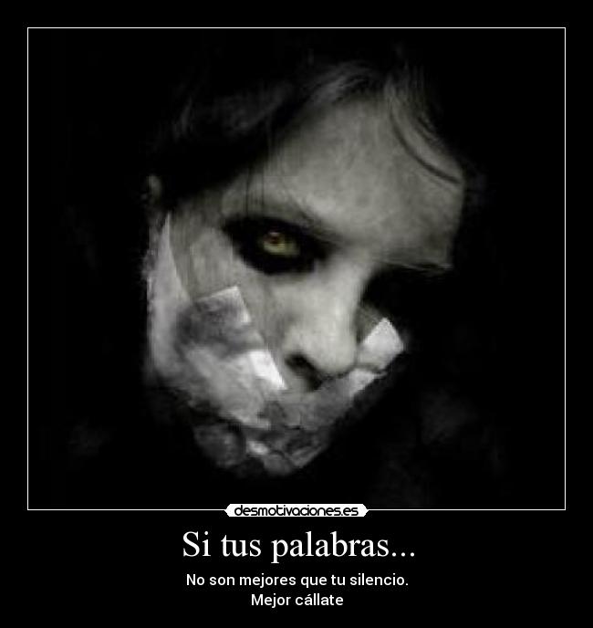 carteles silencio desmotivaciones