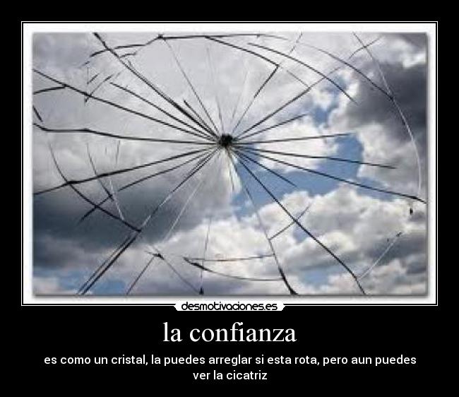 la confianza -