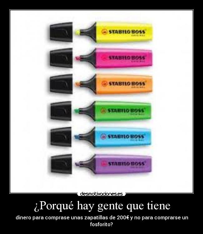 ¿Porqué hay gente que tiene -