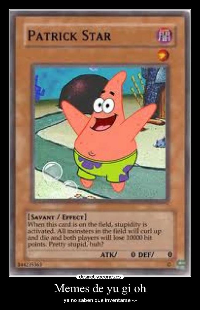 carteles memes bob esponja patricio meme desmotivaciones