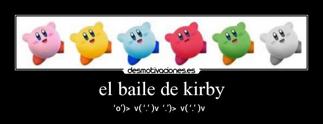 el baile de kirby -
