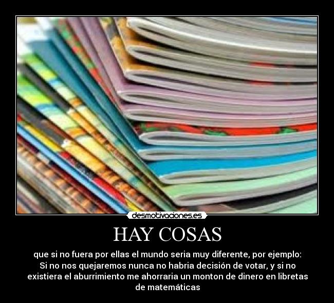 HAY COSAS - 