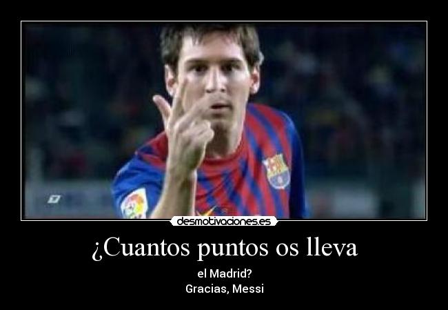 ¿Cuantos puntos os lleva -