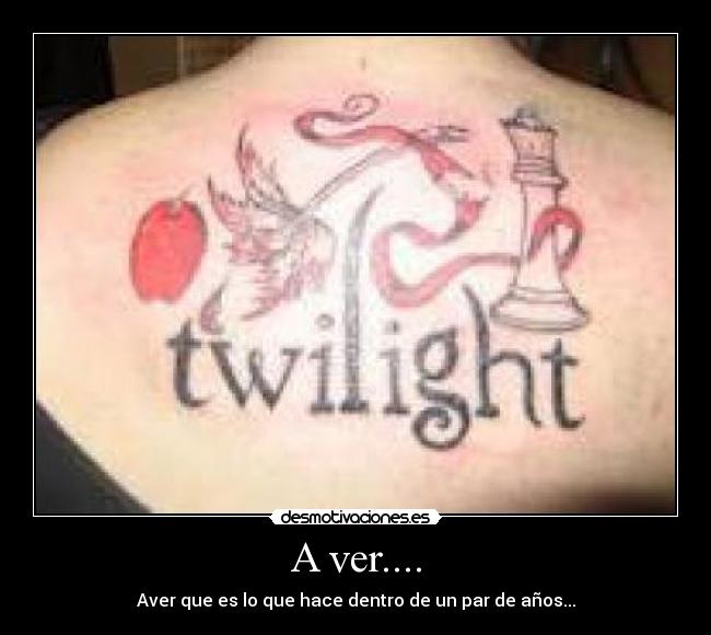 A ver.... - Aver que es lo que hace dentro de un par de años...