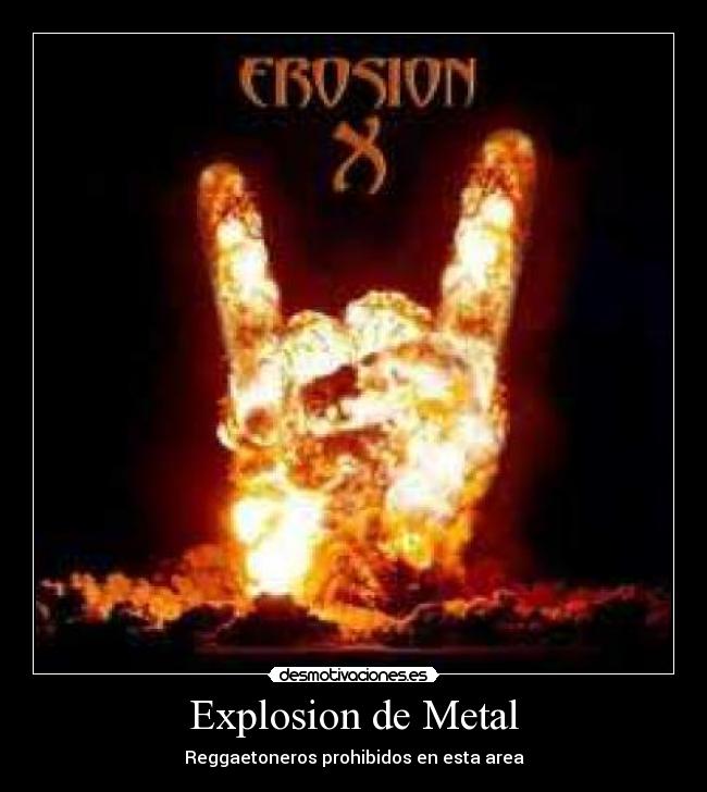 Explosion de Metal - Reggaetoneros prohibidos en esta area