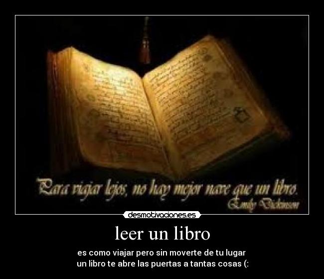 leer un libro - 