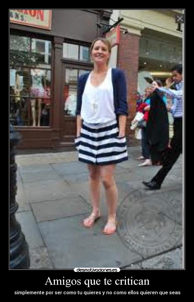 Amigos que te critican -