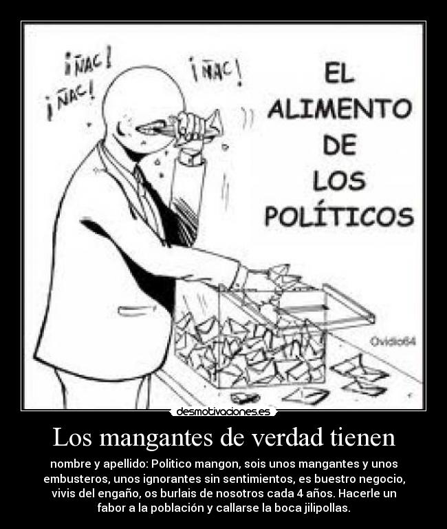 Los mangantes de verdad tienen -