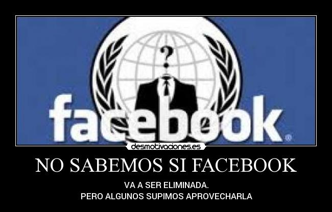 NO SABEMOS SI FACEBOOK - 